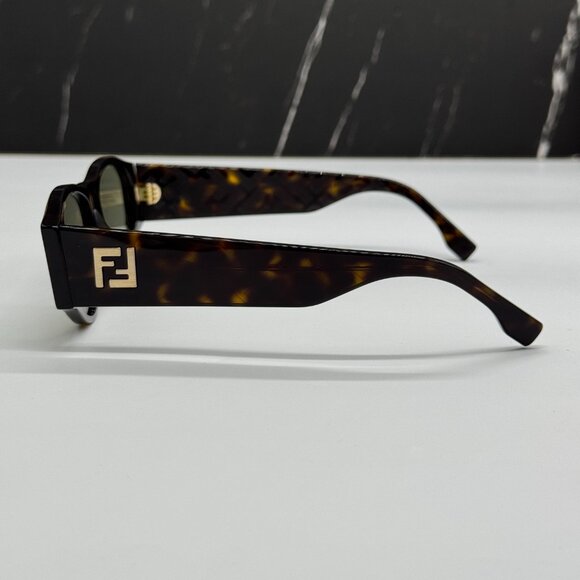NEW FENDI FE40158I 52E HAVANA SUNGLASSES WOMEN FENDI main image 4